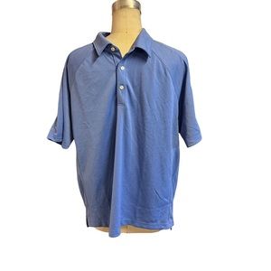 Lands End L men’s blue polo shirt